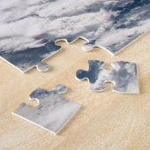 Wolkenformaties rond zonneschijn voor de Stille Oc Legpuzzel (Zijkant)