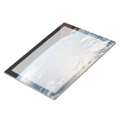 Wolkenformaties rond zonneschijn voor de Stille Oc Notitieblok (Schuin)