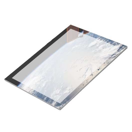 Wolkenformaties rond zonneschijn voor de Stille Oc Notitieblok (Schuin)