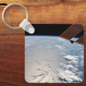 Wolkenformaties rond zonneschijn voor de Stille Oc Sleutelhanger (Voorkant)