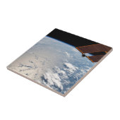 Wolkenformaties rond zonneschijn voor de Stille Oc Tegeltje (Zijkant)