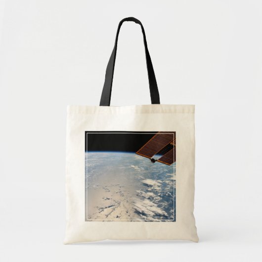 Wolkenformaties rond zonneschijn voor de Stille Oc Tote Bag (Voorkant)
