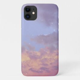 wolkenfraaesthetische sky pastel ster light sunset Case-Mate iPhone case