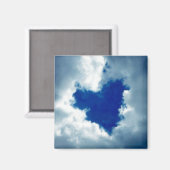 Wolkenhart Magneet (Voorkant / Achterkant)