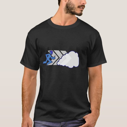 wolkenjacht t-shirt (Voorkant)