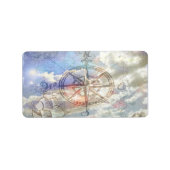 wolkenkompas etiket (Voorkant)