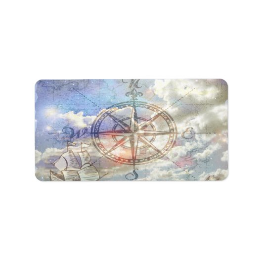 wolkenkompas etiket (Voorkant)