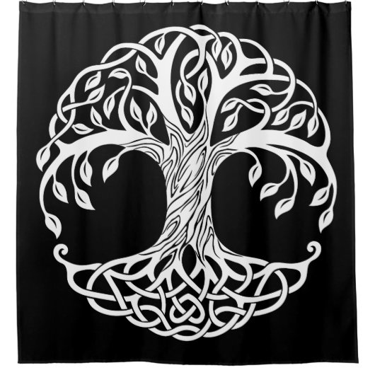 wolkenkrabben douchegordijn (Voorkant)