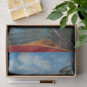 Wolkenkrabbers in de jachthaven van Dubai Tissuepapier (Geschenk)