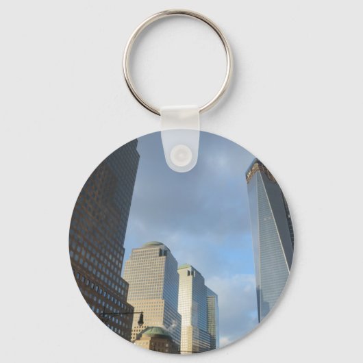 Wolkenkrabbers van New York Sleutelhanger (Voorkant)
