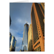 Wolkenkrabberspiegelingen van New York
