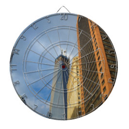 Wolkenkrabberspiegelingen van New York Dartbord