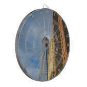 Wolkenkrabberspiegelingen van New York Dartbord (Voorkant Links)