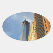 Wolkenkrabberspiegelingen van New York