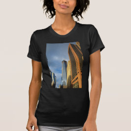 Wolkenkrabberspiegelingen van New York T-shirt