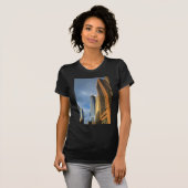 Wolkenkrabberspiegelingen van New York T-shirt (Voorkant volledig)