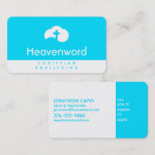 Wolkenkruis (wit) visitekaartje (Voorkant / Achterkant)