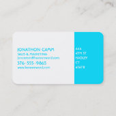 Wolkenkruis (wit) visitekaartje (Achterkant)