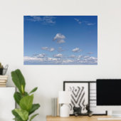 wolkenkuil blauw poster (Thuiskantoor)