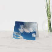 Wolkenlagen Bedankkaart (Voorkant)