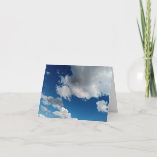 Wolkenlagen Bedankkaart (Voorkant)