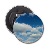Wolkenlagen Button Flesopener (Voorkant)