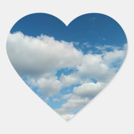 Wolkenlagen Hart Sticker