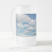 Wolkenlagen Matglas Bierpul (Voorkant links)