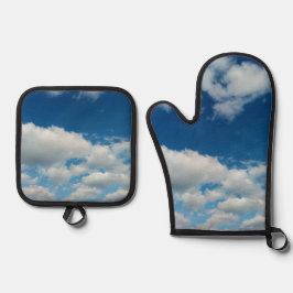 Wolkenlagen Ovenwant & Pannenlap Set