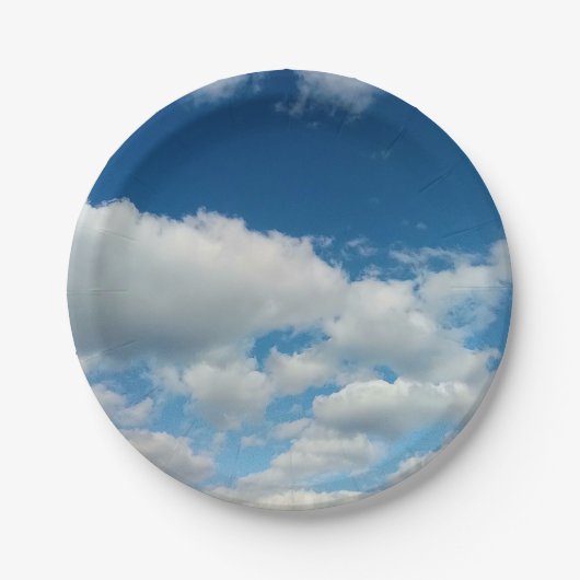 Wolkenlagen Papieren Bordje (Voorkant)