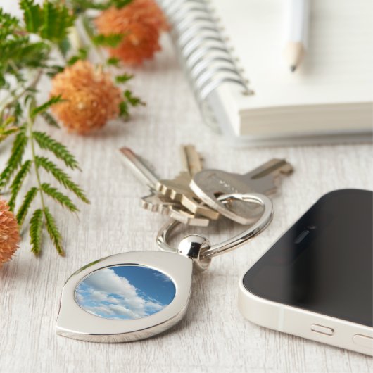 wolkenlagen sleutelhanger (Zijkant)