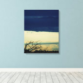 Wolkenlandschap Stemmingen in Canvas Afdruk (Insitu (Houten vloer))