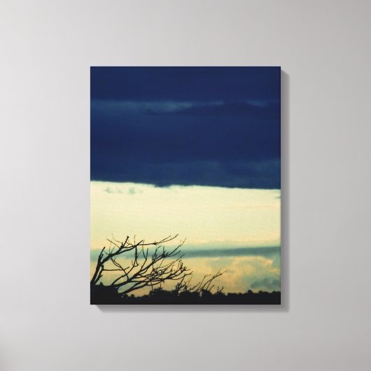 Wolkenlandschap Stemmingen in Canvas Afdruk (Voorkant)