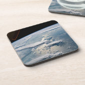 Wolkenlandschappen rond Sumatra, Indonesië. Bier Onderzetter (Linkerzijde)