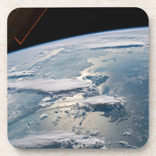 Wolkenlandschappen rond Sumatra, Indonesië. Bier Onderzetter