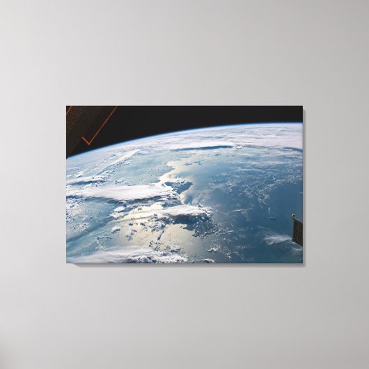 Wolkenlandschappen rond Sumatra, Indonesië. Canvas Afdruk (Voorkant)