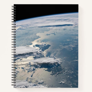 Wolkenlandschappen rond Sumatra, Indonesië. Notitieboek