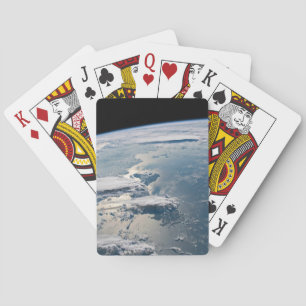 Wolkenlandschappen rond Sumatra, Indonesië. Pokerkaarten