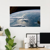 Wolkenlandschappen rond Sumatra, Indonesië. Poster (Thuiskantoor)