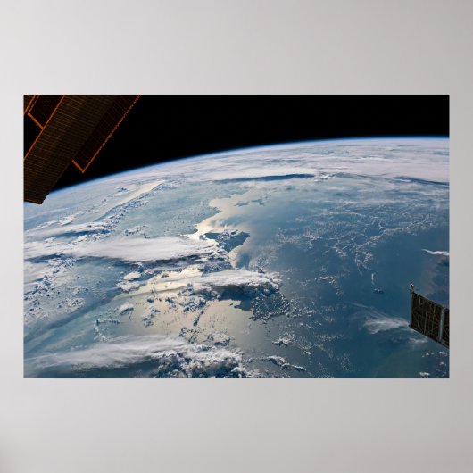 Wolkenlandschappen rond Sumatra, Indonesië. Poster (Voorkant)