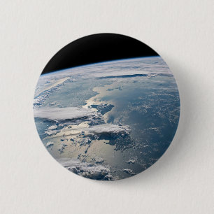 Wolkenlandschappen rond Sumatra, Indonesië. Ronde Button 5,7 Cm