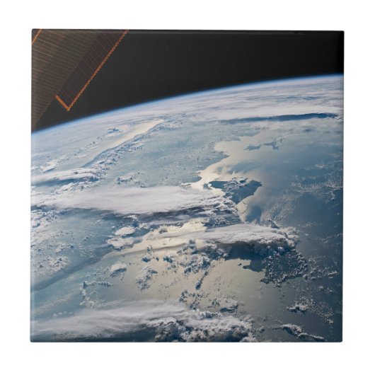 Wolkenlandschappen rond Sumatra, Indonesië. Tegeltje (Voorkant)