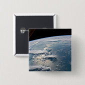 Wolkenlandschappen rond Sumatra, Indonesië. Vierkante Button 5,1 Cm (Voorkant /achterkant)