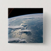 Wolkenlandschappen rond Sumatra, Indonesië. Vierkante Button 5,1 Cm (Voorkant)