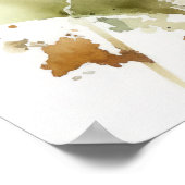 Wolkenloze Zwavel Vlinder Art Print Poster (Hoek)