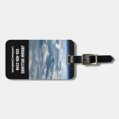 wolkenluchten boven sudan bagagelabel (Voorkant horizontaal)