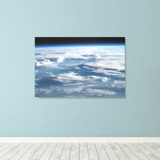 wolkenluchten boven sudan canvas afdruk (Insitu (Houten vloer))