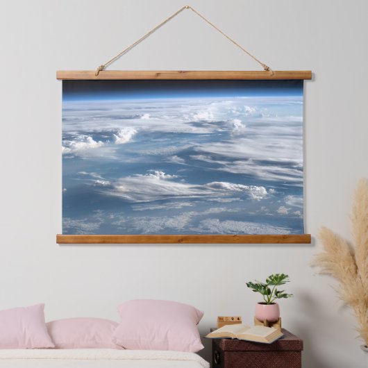 wolkenluchten boven sudan hangend wandkleed (Slaapkamer)