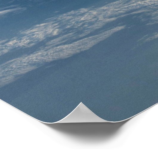 wolkenluchten boven sudan poster (Hoek)