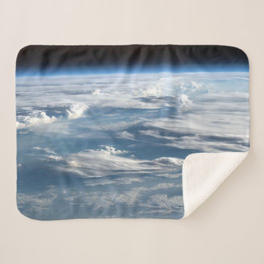 wolkenluchten boven sudan sherpa deken (Voorkant (horizontaal))